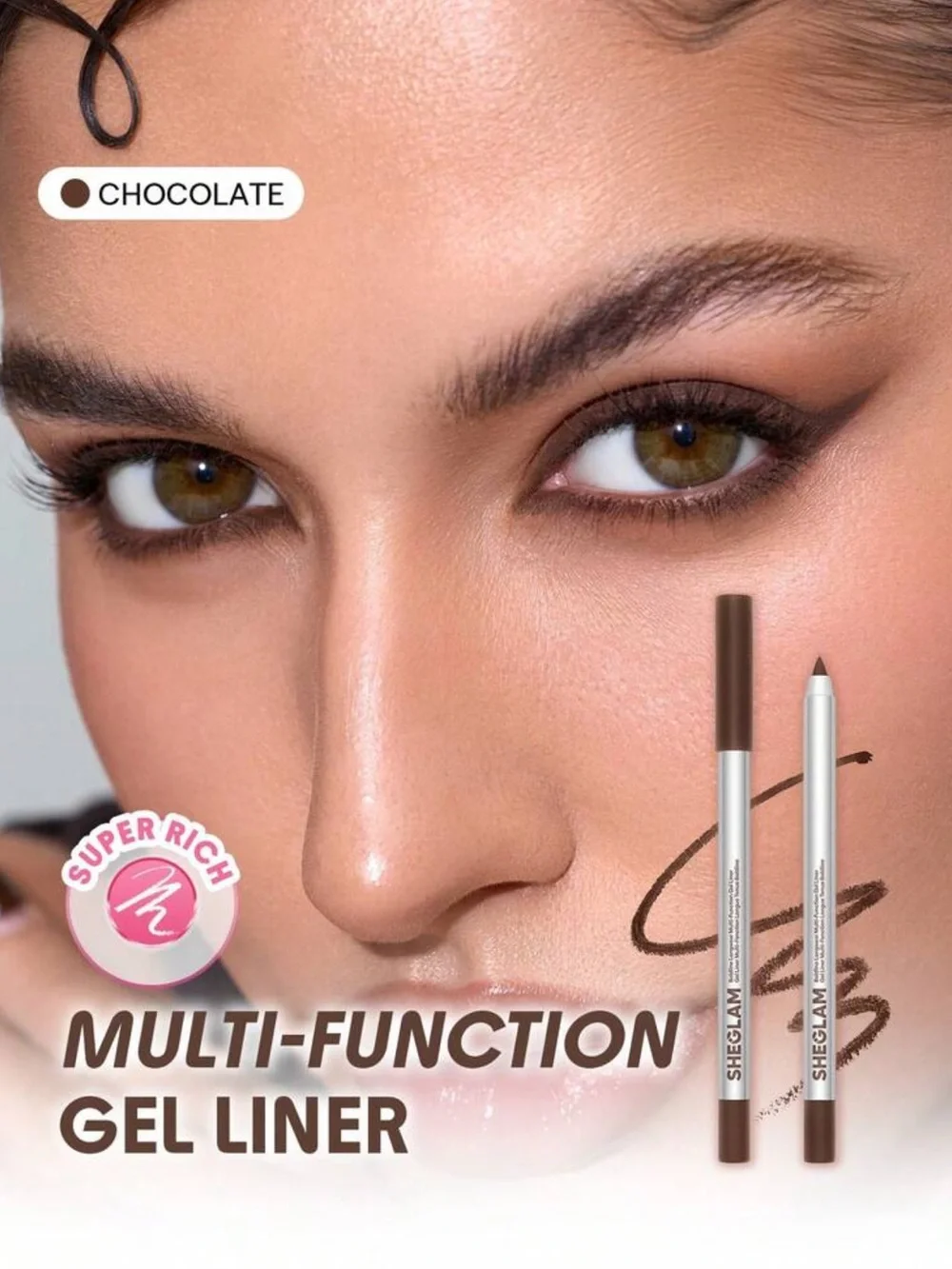 1pc Waterproof Matter Eyeliner Gel